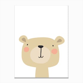Bear Nursery Print Canvas Print