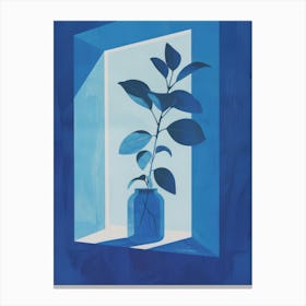 'Blue Vase' Canvas Print