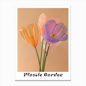 Dreamy Inflatable Flowers Poster Moonflower Canvas Print