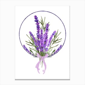 Lavender Bouquet.uk Canvas Print