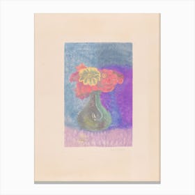 Vaas met bloemen 1 Canvas Print