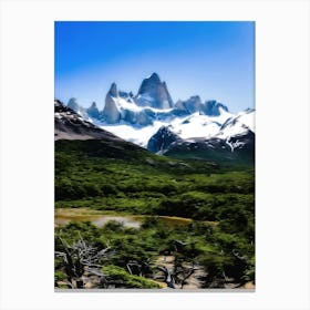 Monte Fitz Roy, Patagonia Canvas Print