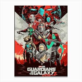 Guardians Of The Galaxy 2 Movie And FIlm 1 Canvas Print