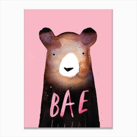 Bae Bear Canvas Print