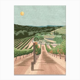 Napa Valley California Art Print 1 Canvas Print