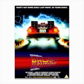 Back to the Future Canvas Print