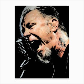 James Hetfield Metallichead band music 30 Canvas Print