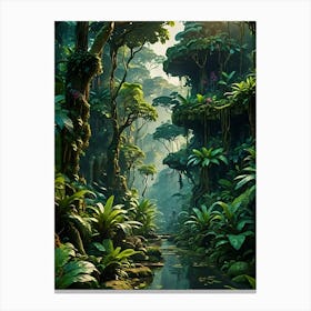 Jungle Forest Canvas Print