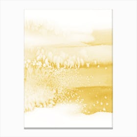 Yellow Abstract 1 Canvas Print