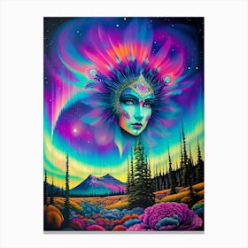 Psychedelic Woman 3 Canvas Print