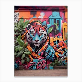 Graffiti Tiger Canvas Print