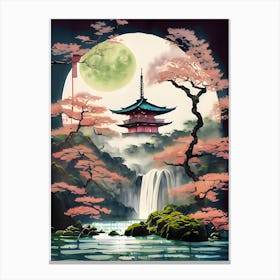 Japanese Landscape Painting (1) Canvas Print