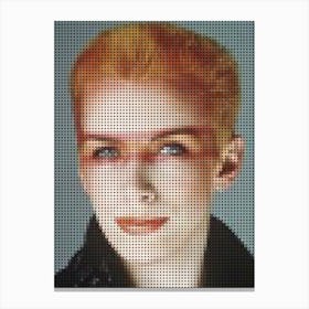 Annie Lennox In Style Dots Canvas Print