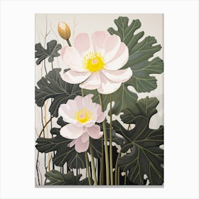 Flower Illustration Buttercup 3 Canvas Print