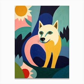 Fox In The Forest Canvas Print