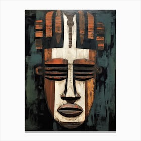 Enchanted Visages; Tribal Mask Masterpieces Canvas Print