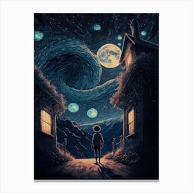 Starry Night Art Van Gogh Canvas Print