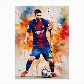 Lionel Messi Canvas Print