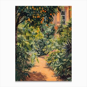 Chelsea Physic Garden London Parks Garden 4 Painting Canvas Print