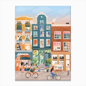 Amsterdam Nine Streets Canvas Print