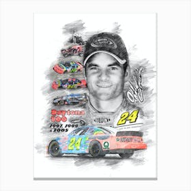 Jeff Gordon Canvas Print