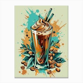 Coffee Latte 1 Canvas Print