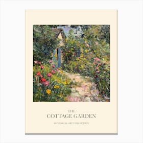 Flower Symphony Cottage Garden Poster 1 Canvas Print