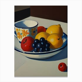 Fruit And Cup Canvas Print