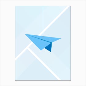 Blue Plane Variant Canvas Print