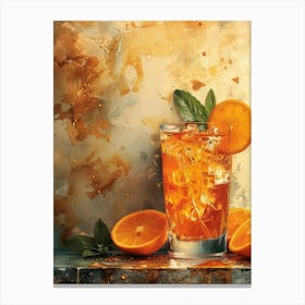 Orange Iced Tea 23 Canvas Print