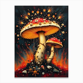 Mushroom Mushroom Canvas Print