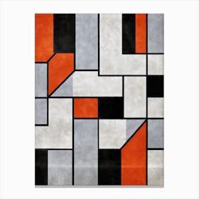 Geometric Fusion Canvas Print