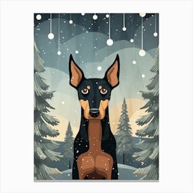 Doberman Pinscher Canvas Print