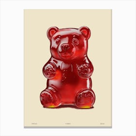 Proud Yummy Bear Lgbtq+ Canvas Print