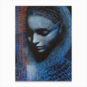 'Blue' 4 Canvas Print