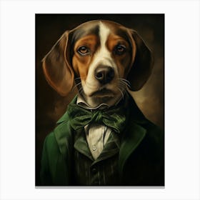 Celtic Beagle Canvas Print