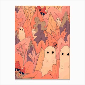 Little Ghosts Of The Forest Canvas Print