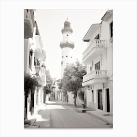 Antalya, Turkey, Photography In Black And White 2 Canvas Print
