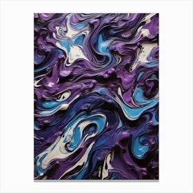 Purple Swirls Canvas Print