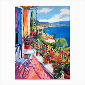 Marbella Spain 2 Fauvist Painting Canvas Print