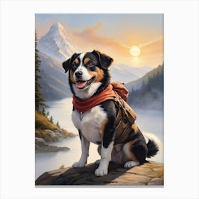 Mountain Dog Adventurer Canvas Print