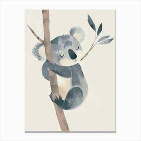 Charming Nursery Kids Animals Koala 2 Canvas Print