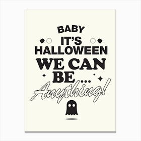 Halloween Baby Canvas Print