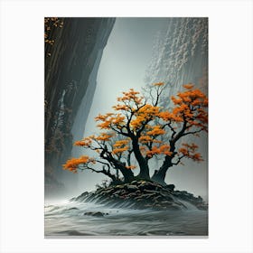 Tree In The Water Canvas Print