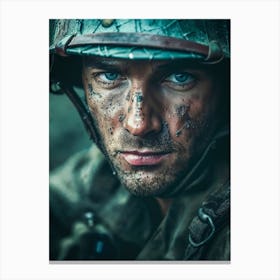 Through The Soldiers Eyes Canvas Print