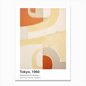 World Tour Exhibition, Abstract Art, Tokyo, 1960 5 Canvas Print