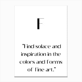 Find Solace And Inspiration In The Colors And Forms Of Fine Art.Elegant painting, artistic print. Canvas Print