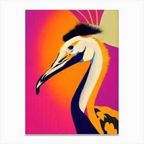 Ostrich Pop Matisse Bird Canvas Print