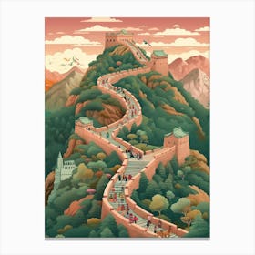 The Great Wall Of China China Canvas Print