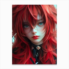 Anime Girl Rias Gremory Canvas Print